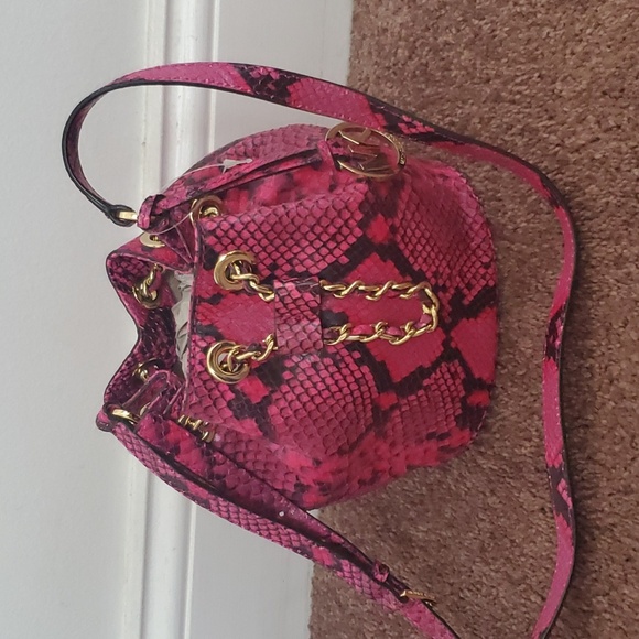 MICHAEL Michael Kors Handbags - Michael kors snakeprint bucket bag